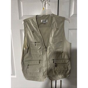 OLYMPIANA Men's Utility Fishing Hunting Safari Vest Large